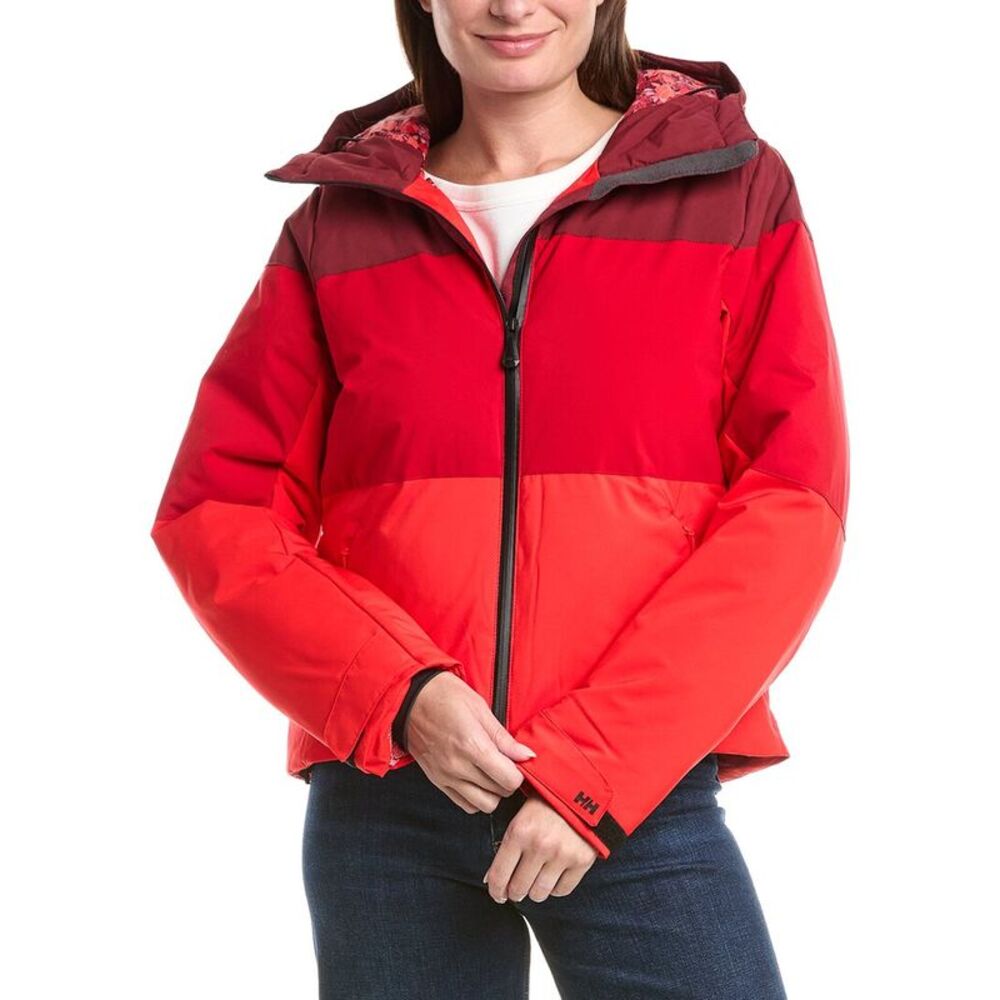 Helly Hansen Womens Nora Short Puffy Jacket, Red